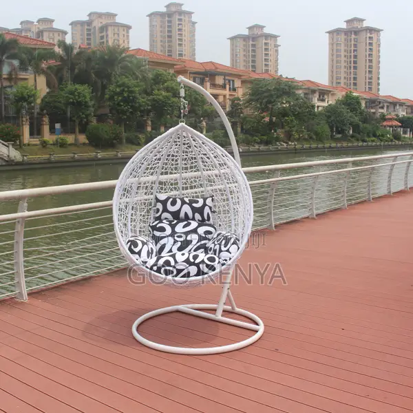 Home Swing Chair; Patio Hanging Hammock Chair With Cushions