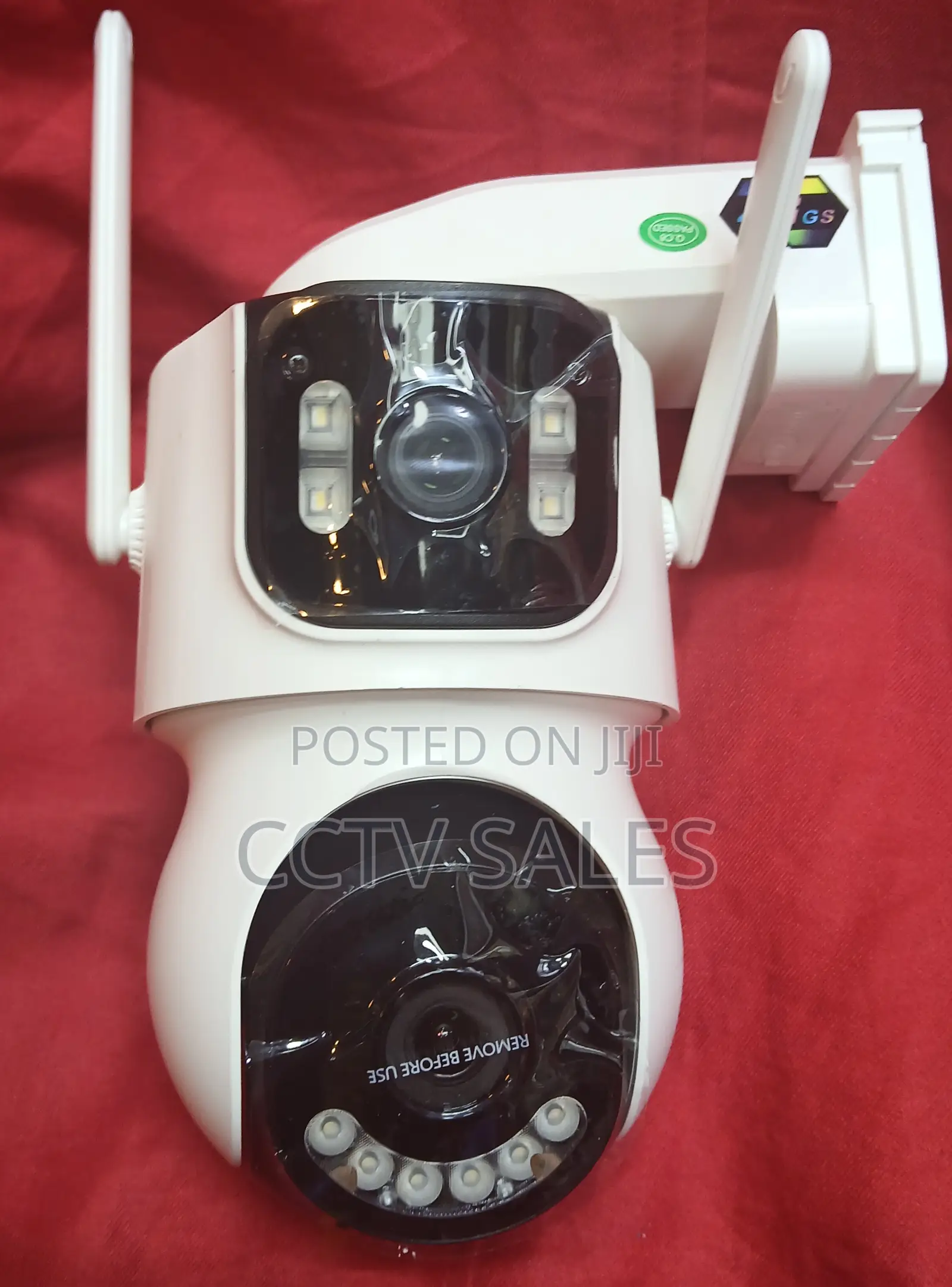 4g Dual Lens Icsee Solar PTZ Camera With Customized Sound Alarm