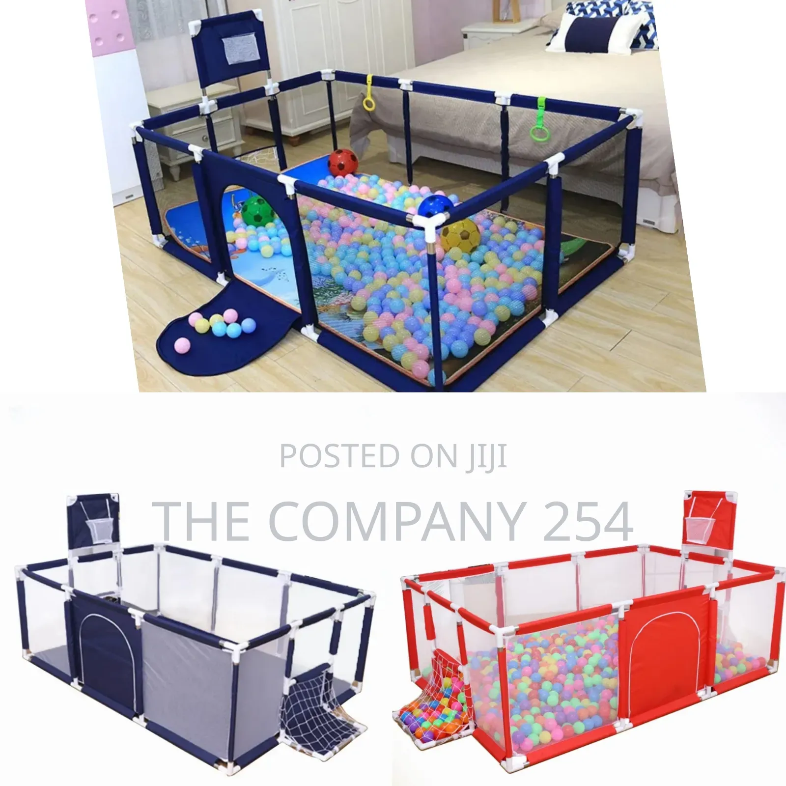 *Play Pen Available* for Babies Safety 30 Balls Pink ,Red ,Grey*