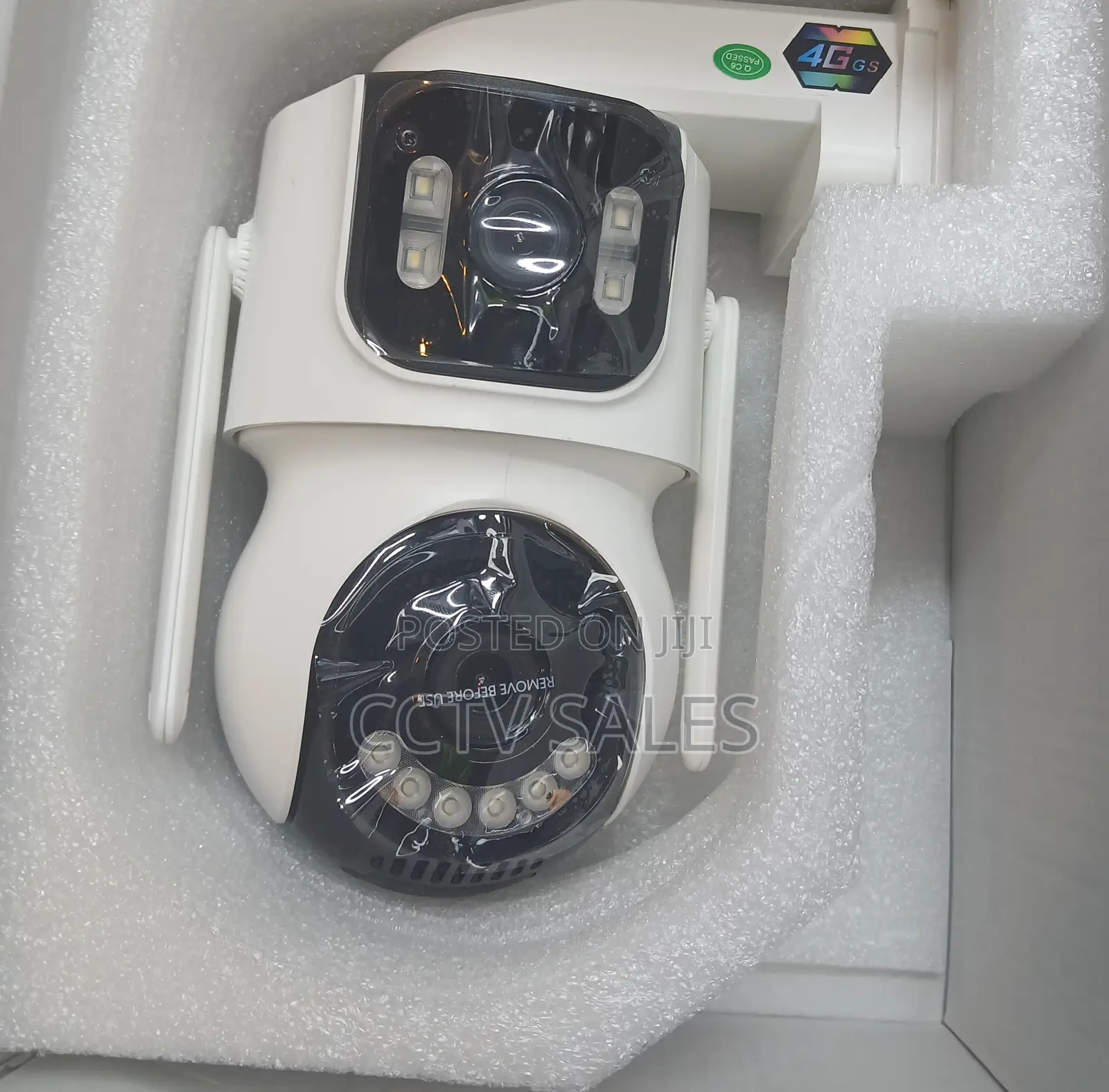Instant Alert Able Icsee Solar Powered 4g Dual Lens Camera Aov Series