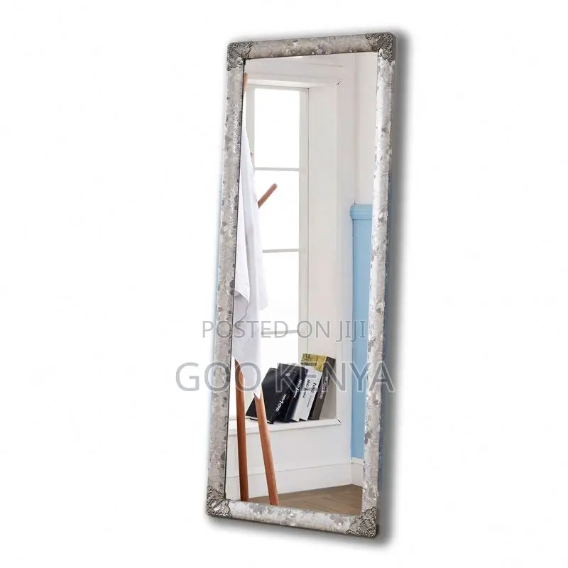 Home Standing Mirror;Tall Full-Body Dressing Mirror With Wood Frame