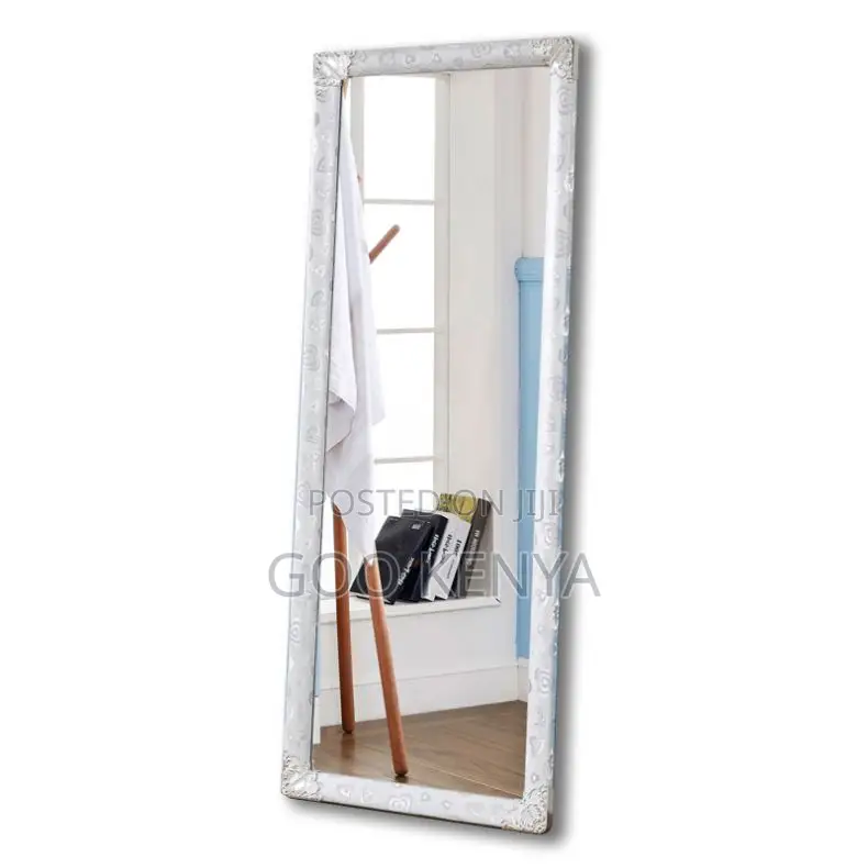 Home Standing Mirror;Tall Full-Body Dressing Mirror With Wood Frame