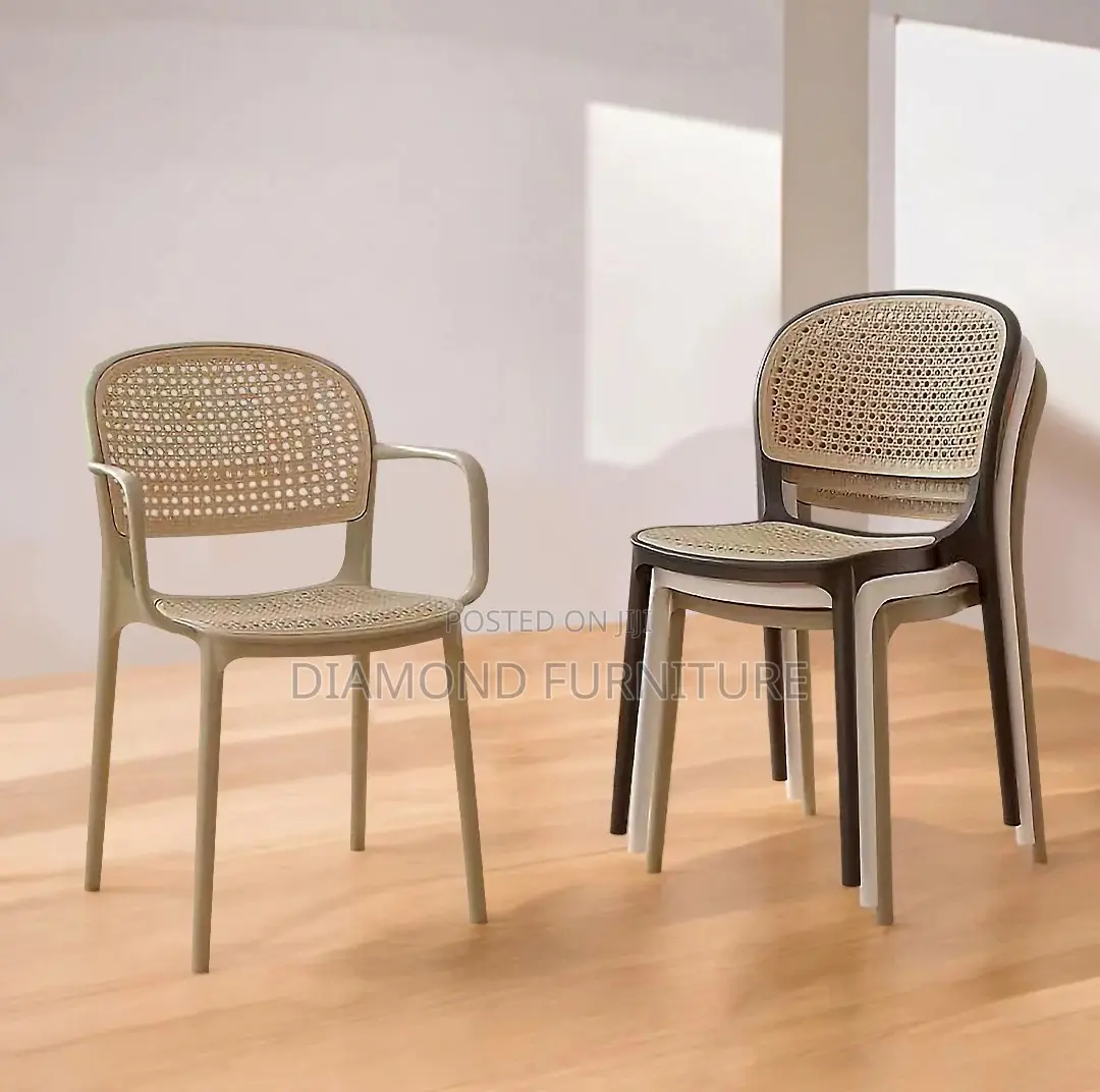 Home Furniture; Modern {Rattan Plastic Chair} for Indoor Outdoor Use