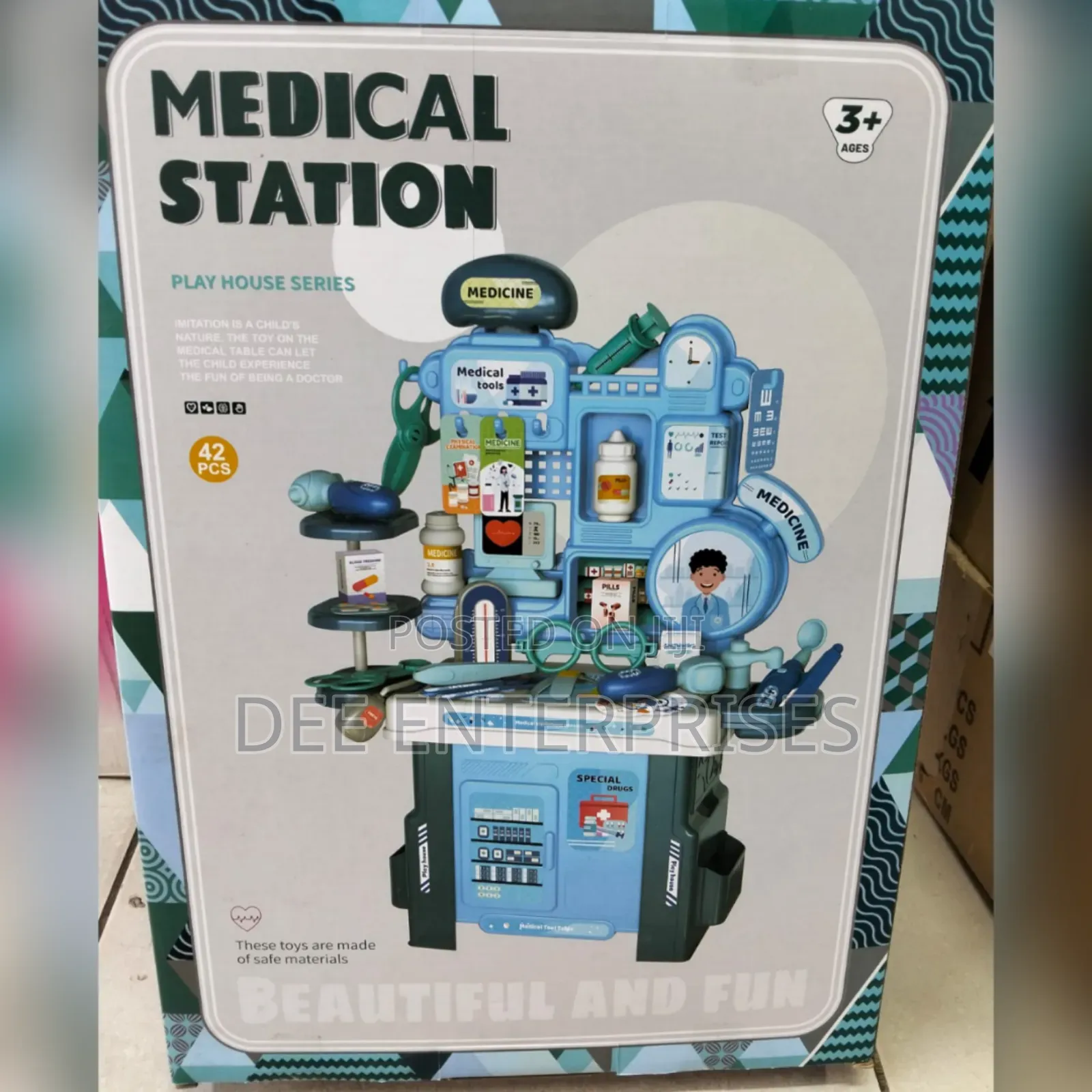 42 PCS Medical Station Playhouse