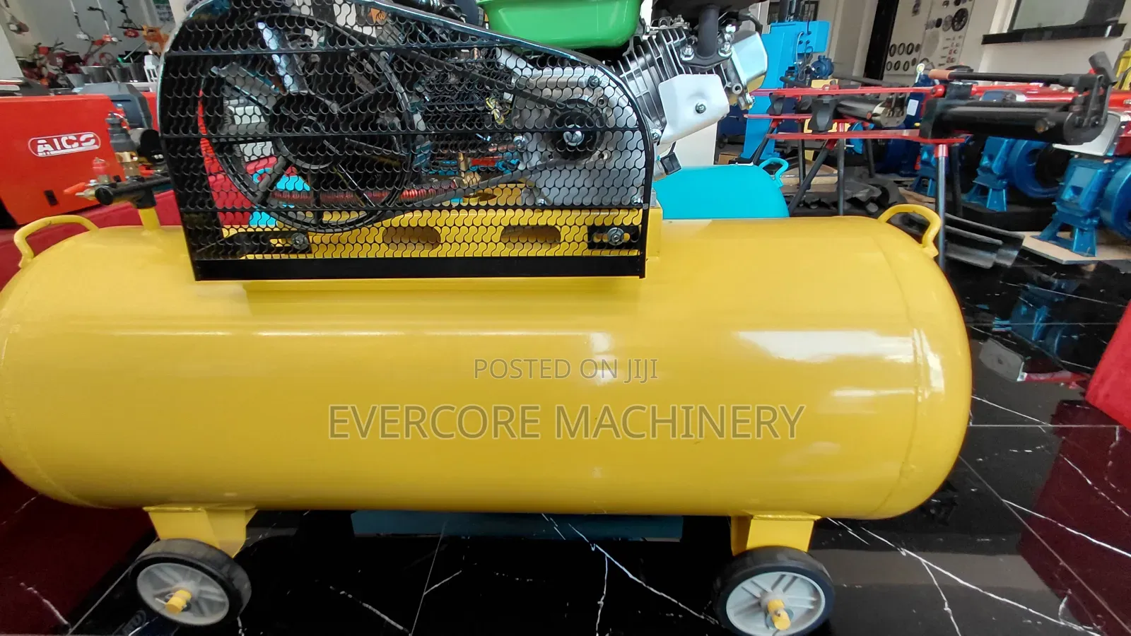 Milano Italia 300l Fuel Powered Air Compressor.