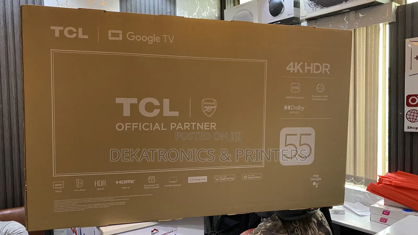 TCL 55′′ 55v6c Smart HDR Google Tv (New 2025)