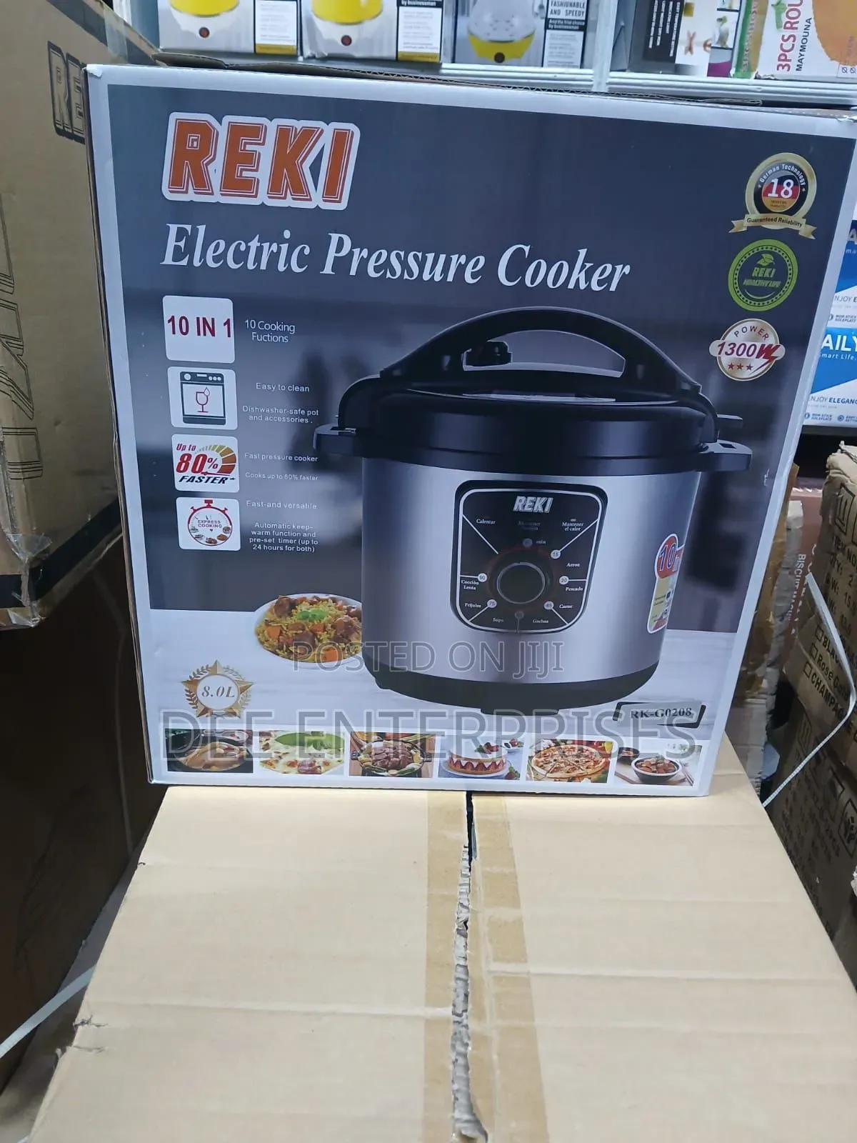 8l Reki Electric Pressure Cooker
