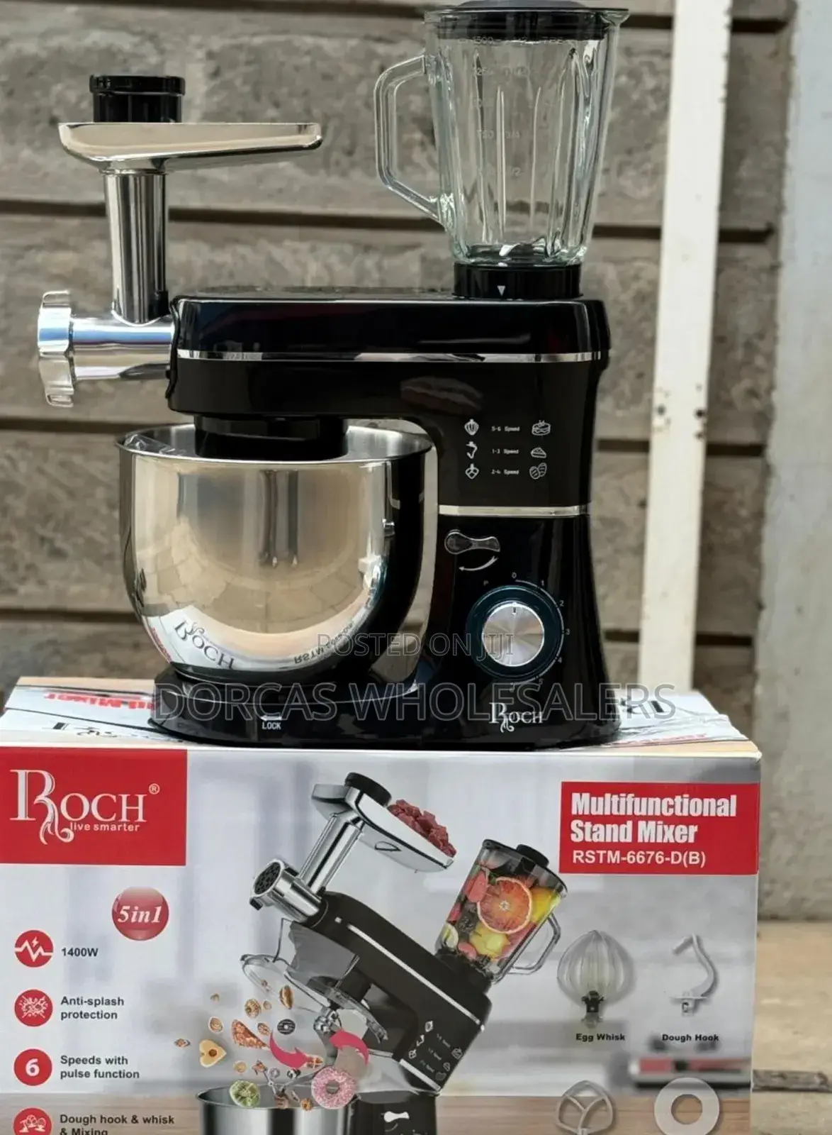 5 in 1 Roch Multifunctional Stand Mixer