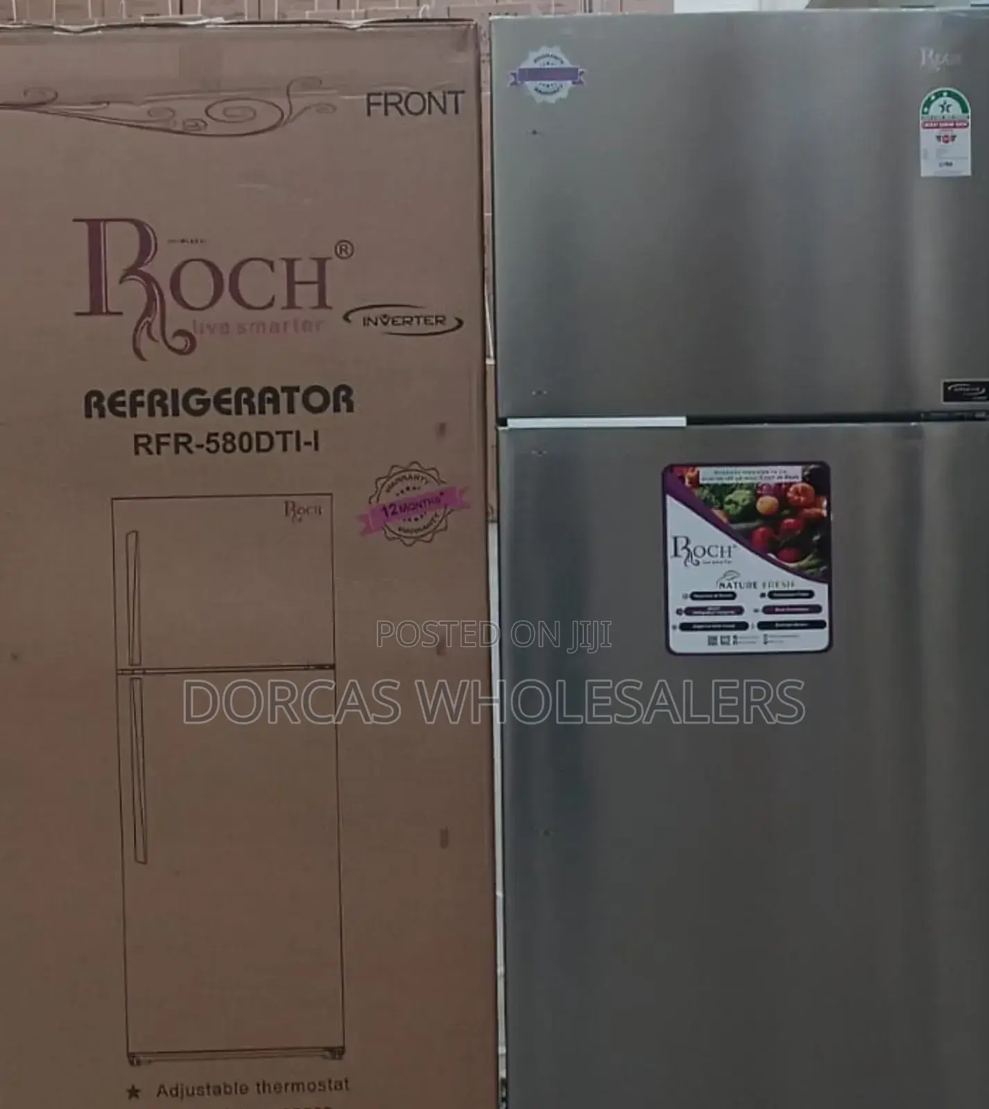 Roch 465litrs No Frost Fridge