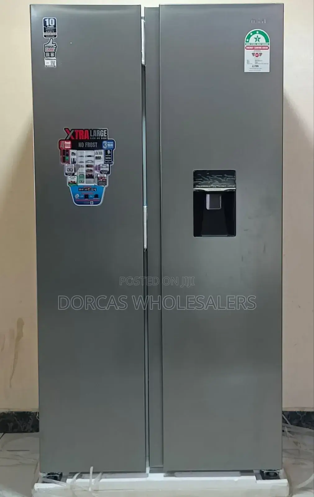 Mika Fridge 562 Litres Side by Side