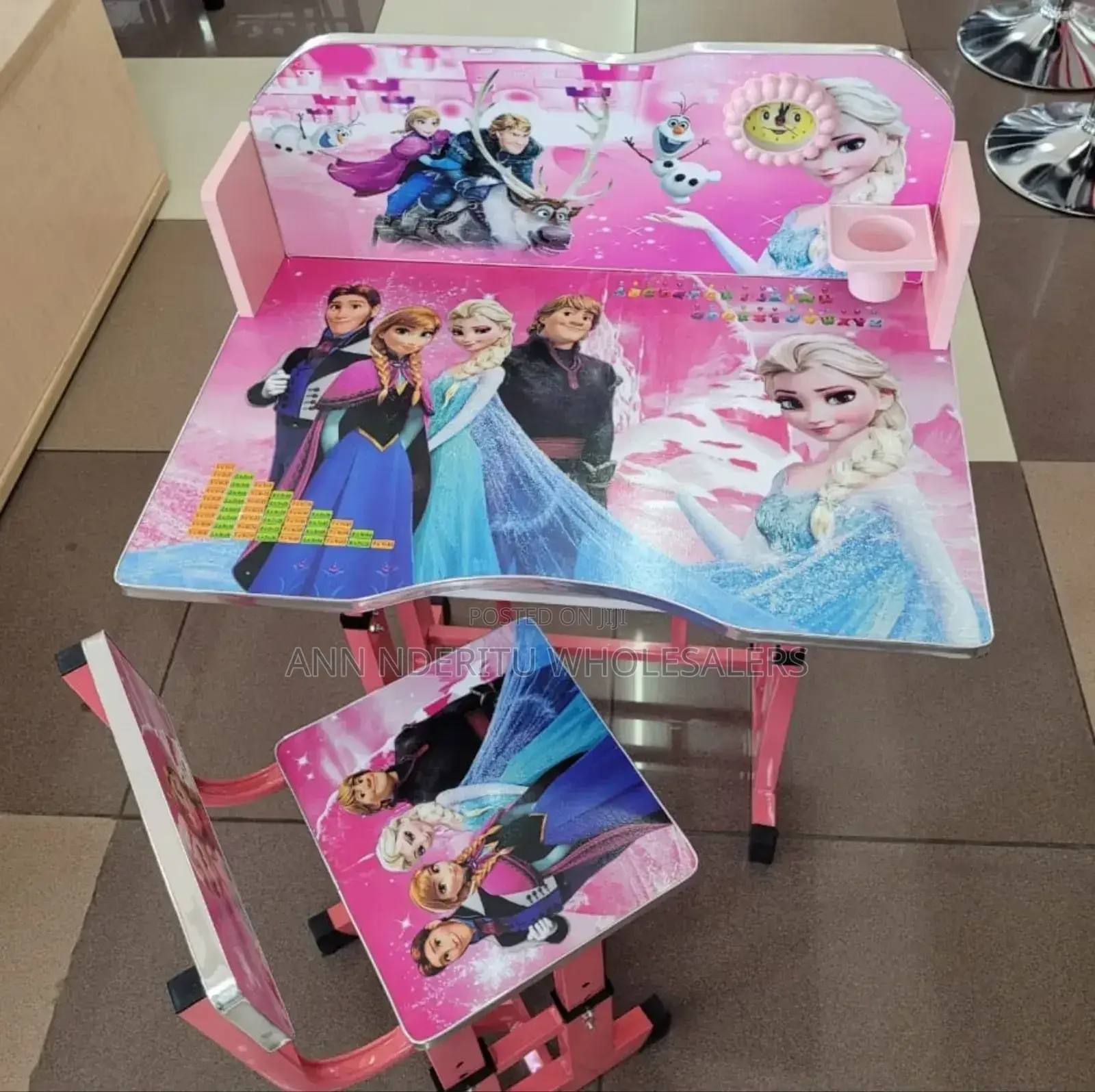 Pink Kids Table Desk