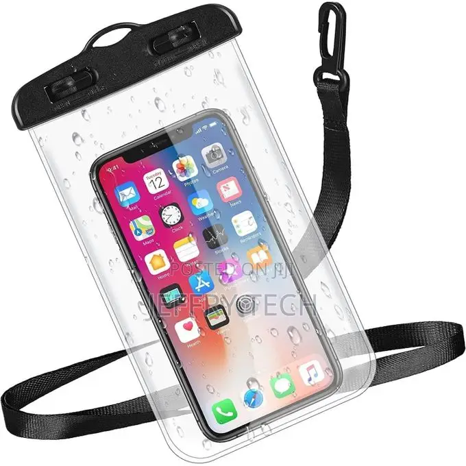 Waterproof Phone Pouch 2 Pack, 7 Inch Ipx8 Waterproof Phone Case For