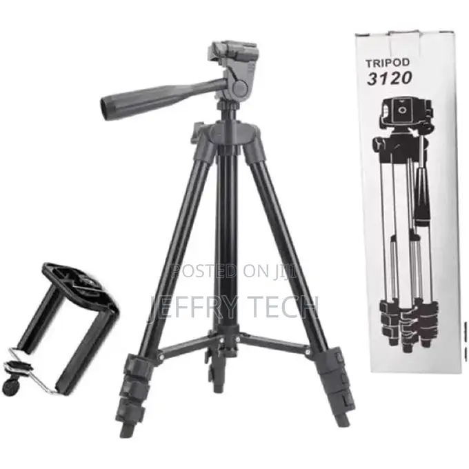Portable Tripod. Tripod for Mobile and Camera - Lightweight Aluminum -