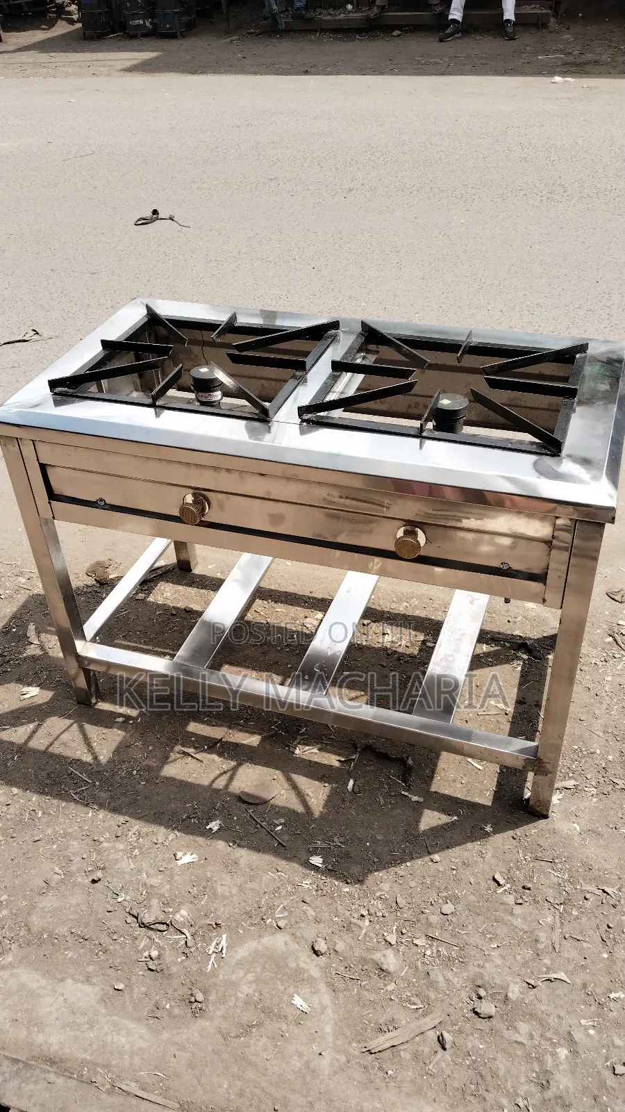 Stainless Two Burner Gas Grill Jikos