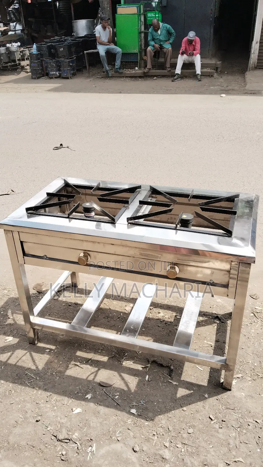 Stainless Two Burner Gas Grill Jikos