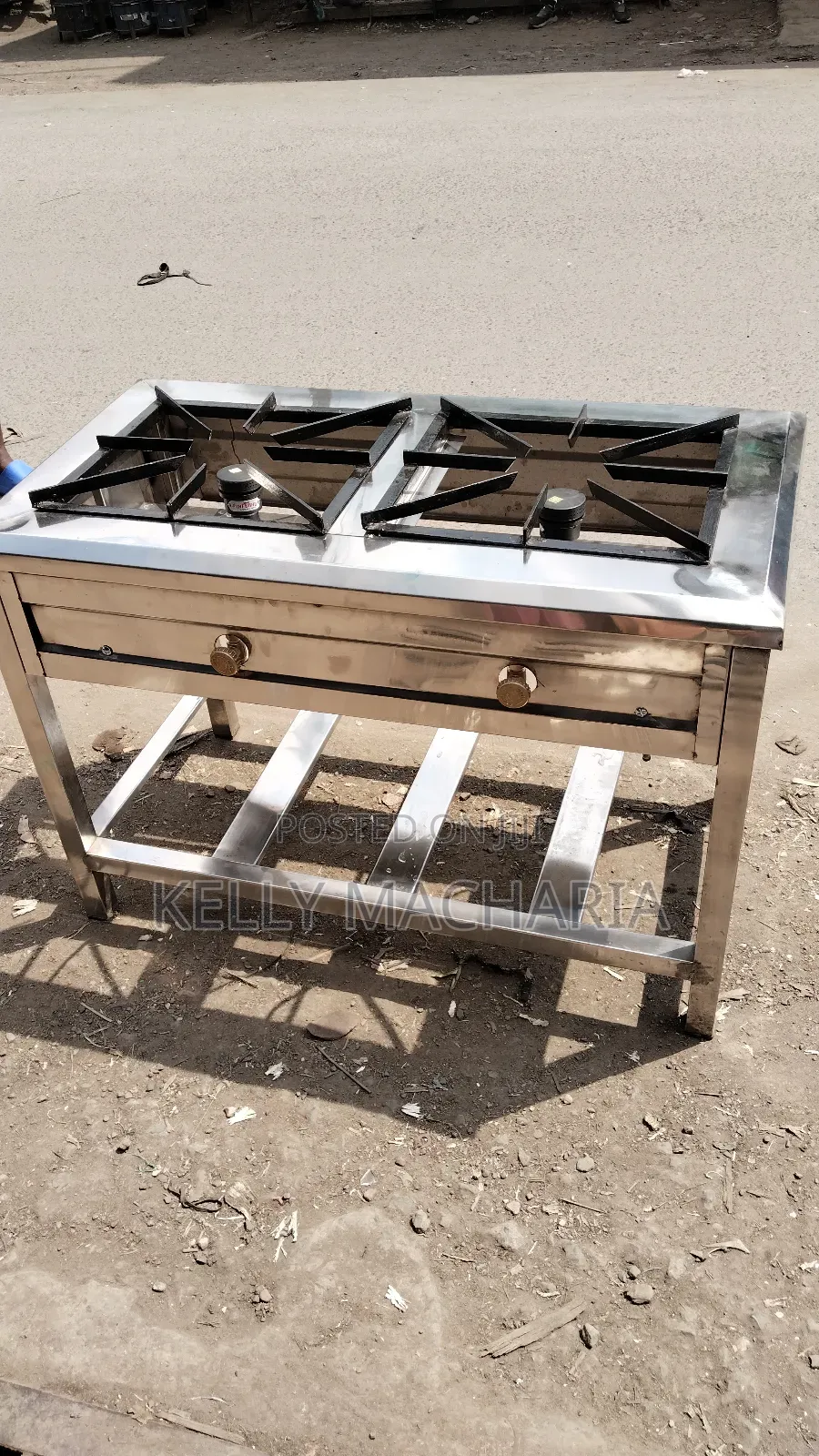 Stainless Two Burner Gas Grill Jikos