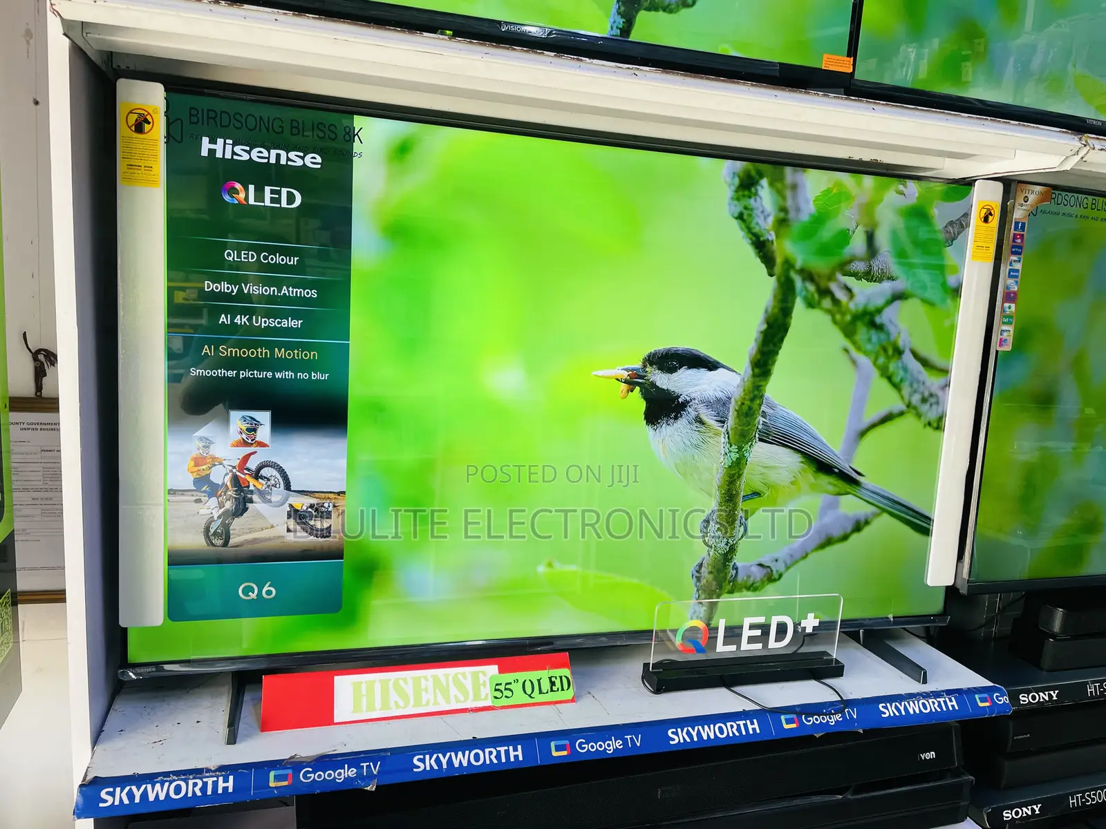 Hisense 55” Frameless Qled Tv