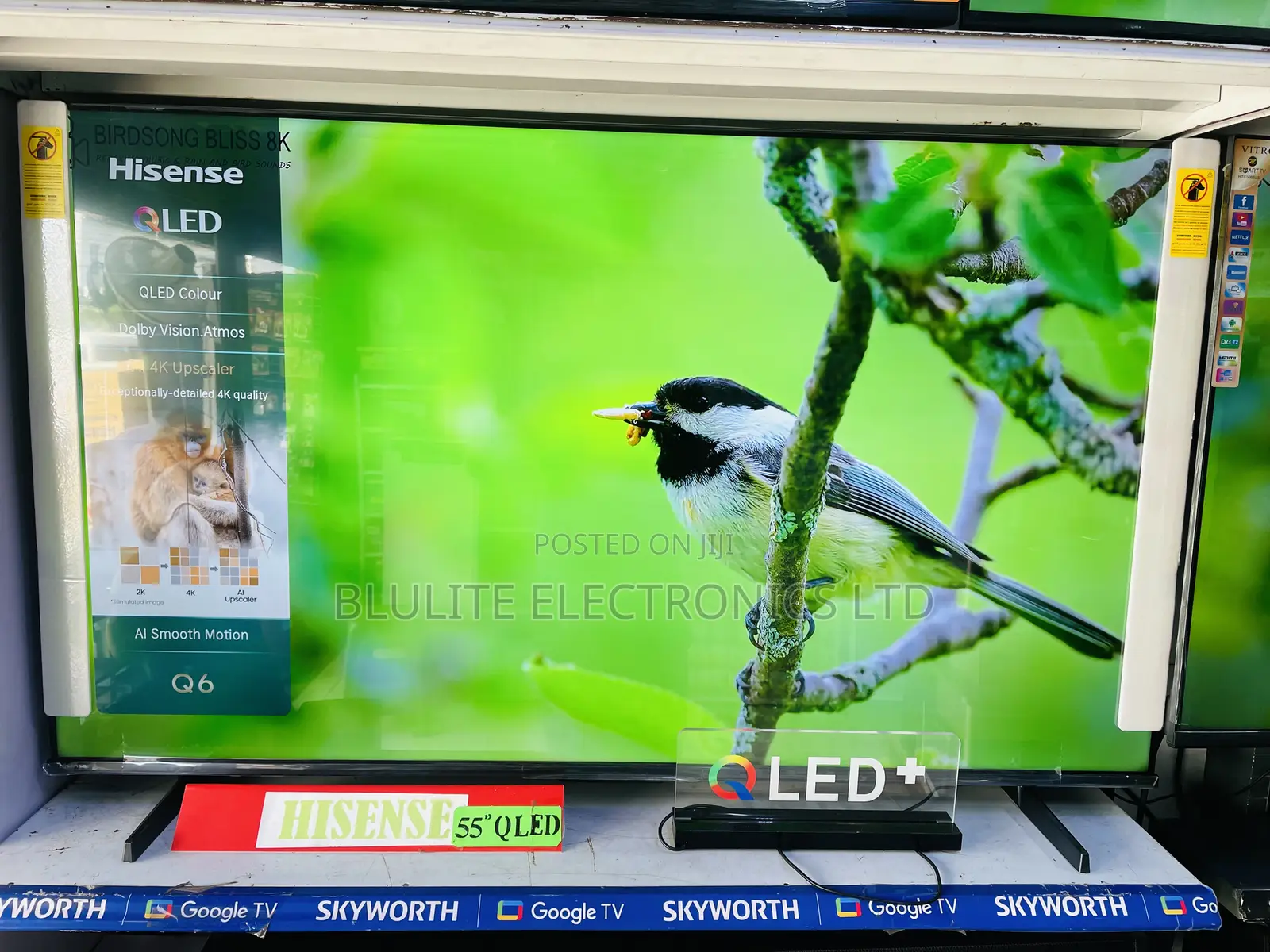 Hisense 55” Frameless Qled Tv