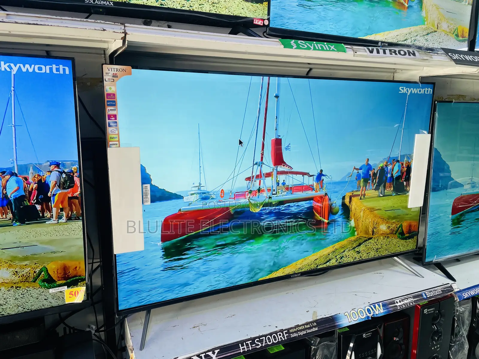 Vitron 55” Android Frameless Tv