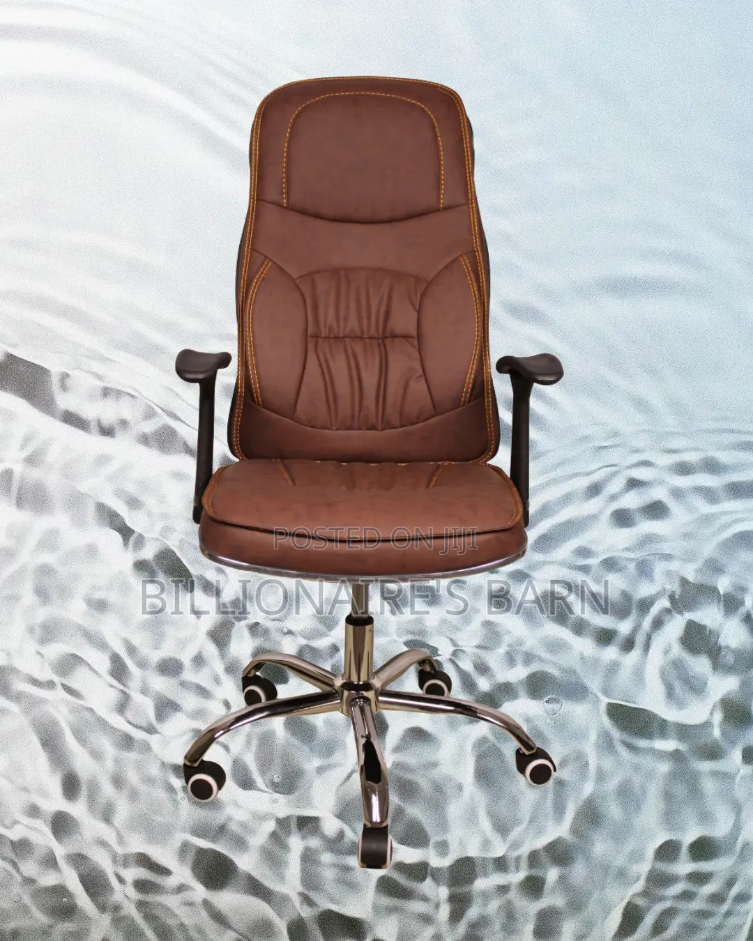 Pro-Grade Ergonomic Executive Leather Chair | Adjustable Height