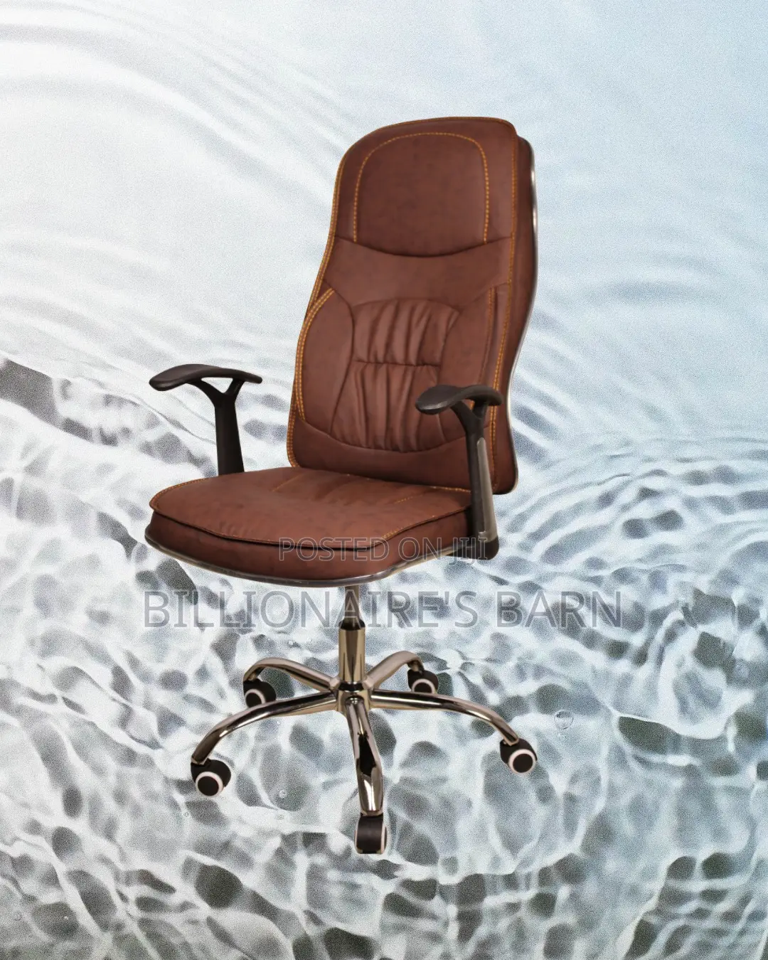Pro-Grade Ergonomic Executive Leather Chair | Adjustable Height
