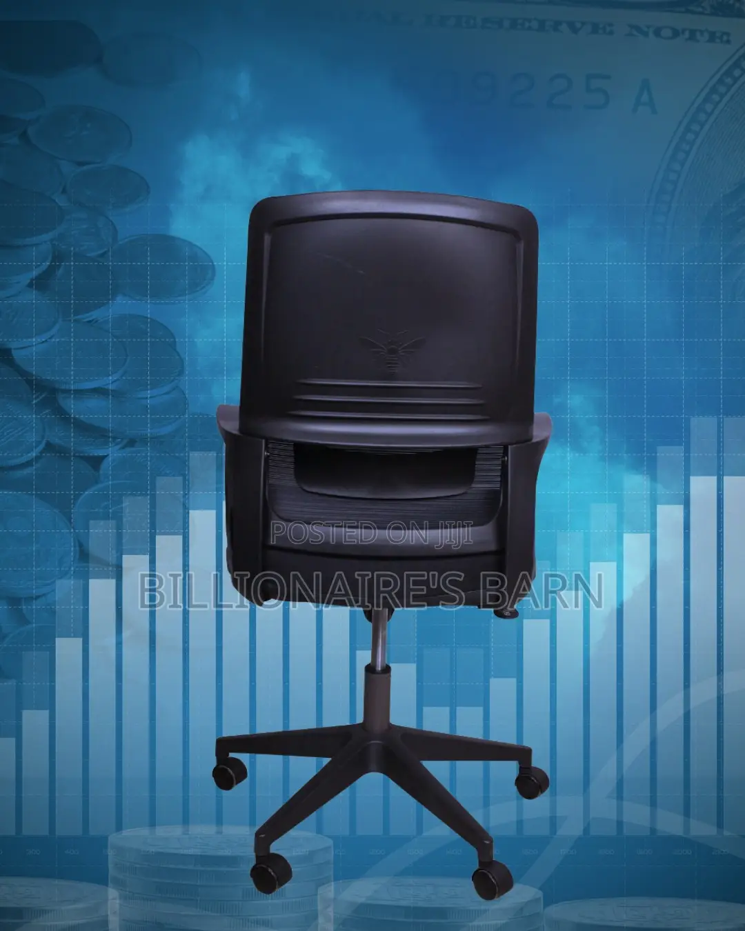 Black Ergonomic Mesh Office Chair (Comfy) — Restocked!