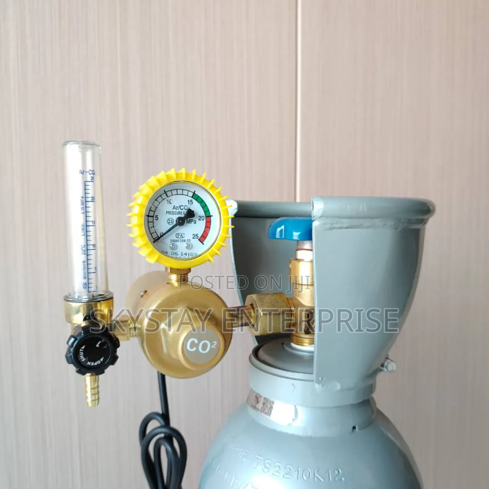 Argon/Mig/Co2 14l Gas Cylinder+Regulator+2m Pipe