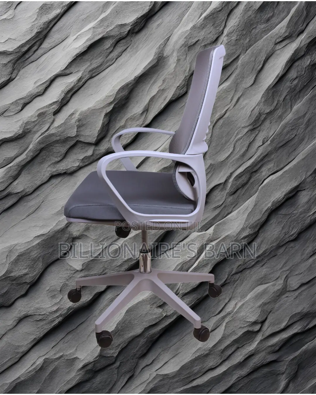Grey Ergonomic Mesh Office Chair (Orthopedic) — Restocked!