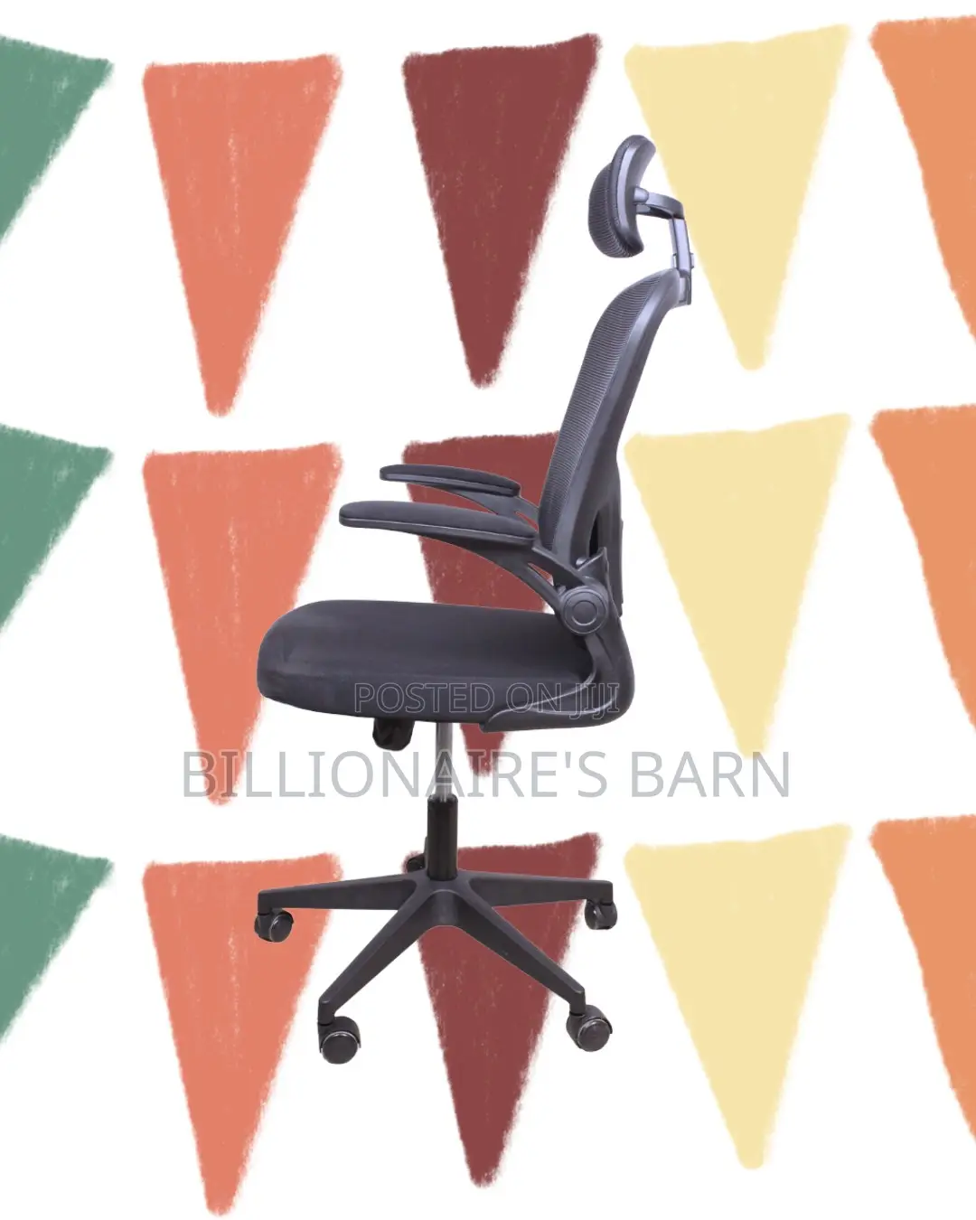 Grey Ergonomic Office Chair | Best-Seller Swivel Base