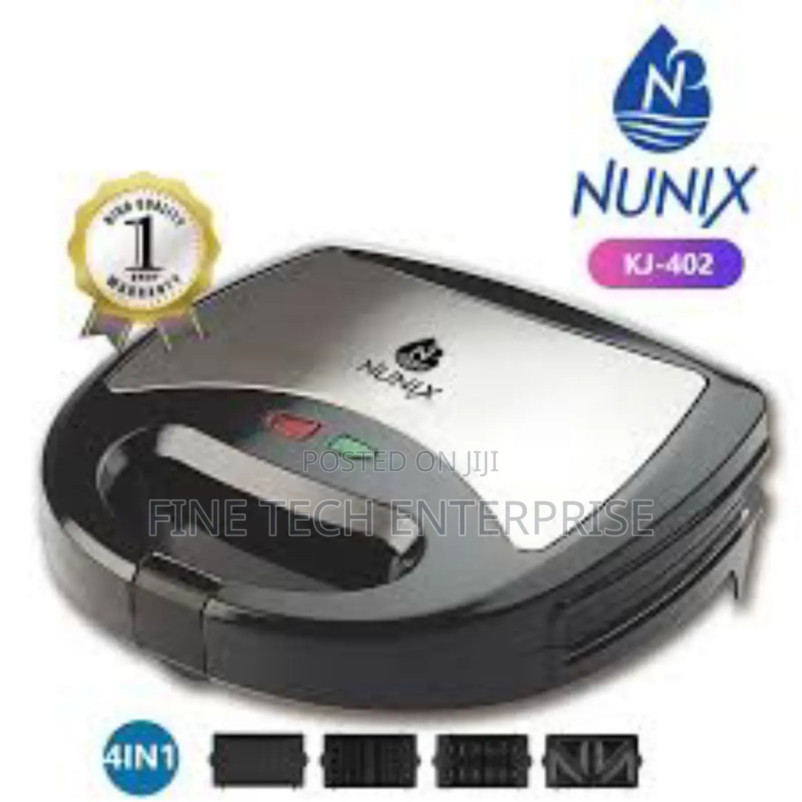 Nunix 4 in 1 Sandwich Maker