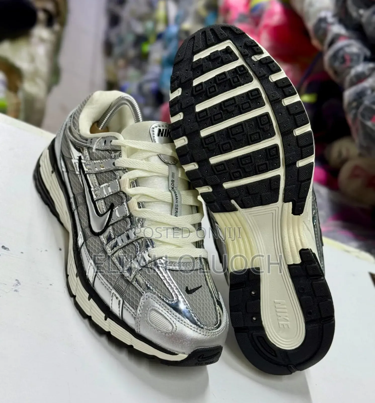 Nike P_6000 PRM Silver Shoes