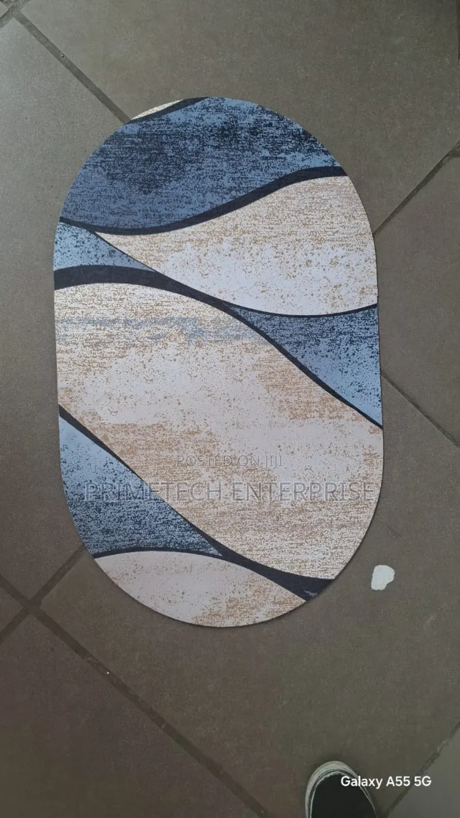 Oval 3d 50 by 80cm Door Mats