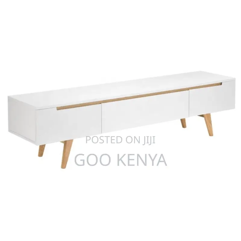 Home Tv Cabinet; Wooden Tv Sideboard With Storage Compartments