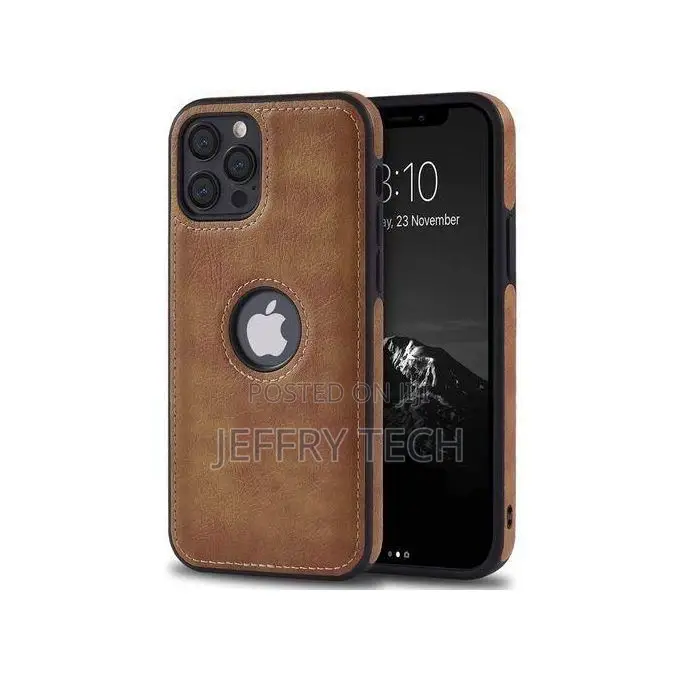 Muneer Luxury Leather Case Cover for iPhone 14 Pro Max (Back Cover)