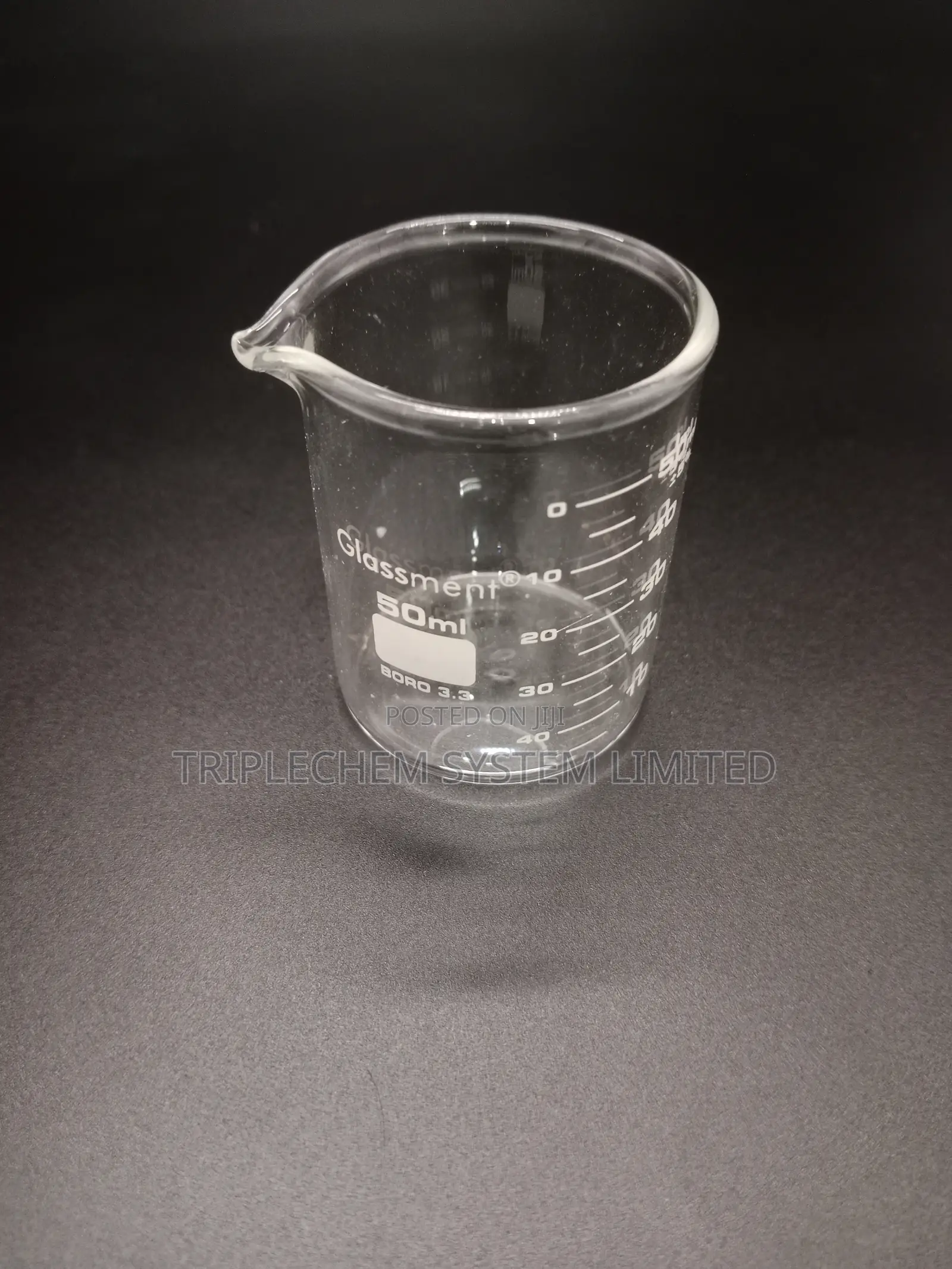 50 Ml Glass Beaker Borosilicate 3.3