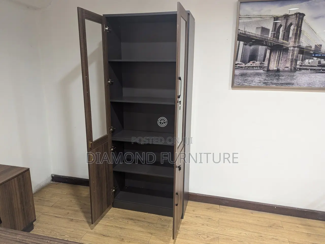 Office Furniture; Durable Wooden Office Storage Cabinet With {2-Doors}
