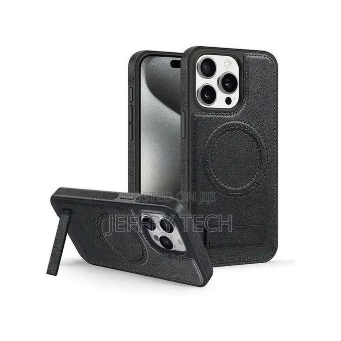 Mixxi Leather Stand Case With Magsafe for iPhone 12 Pro Max