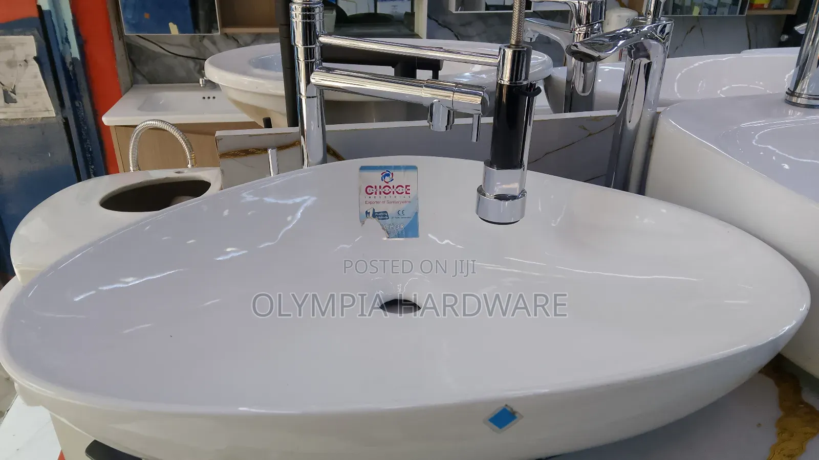Counter Top Basin (White) Big