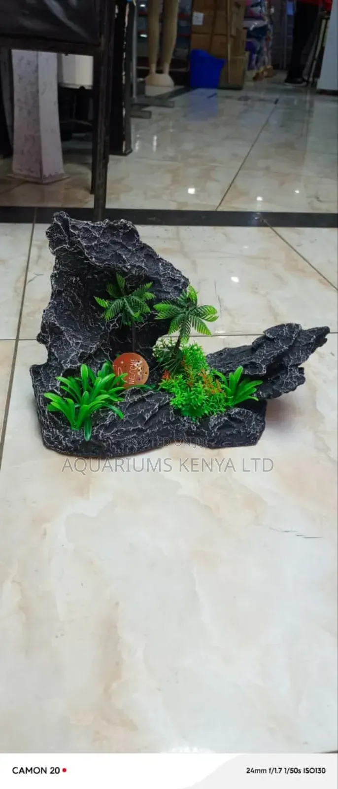 Aquarium Artificial Rock Plant Decor