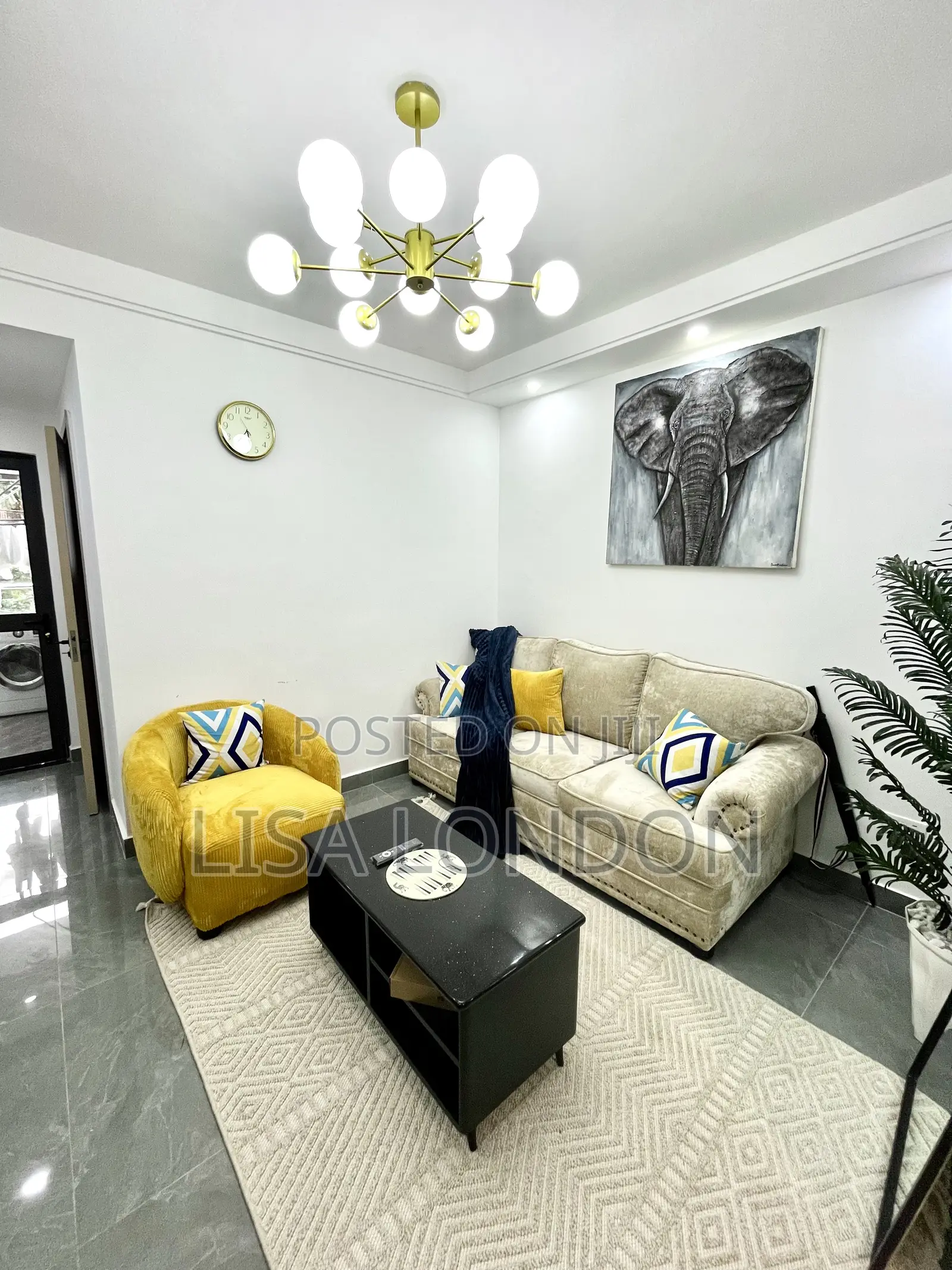 Furnished 1bdrm Apartment in Riverside Drive for rent