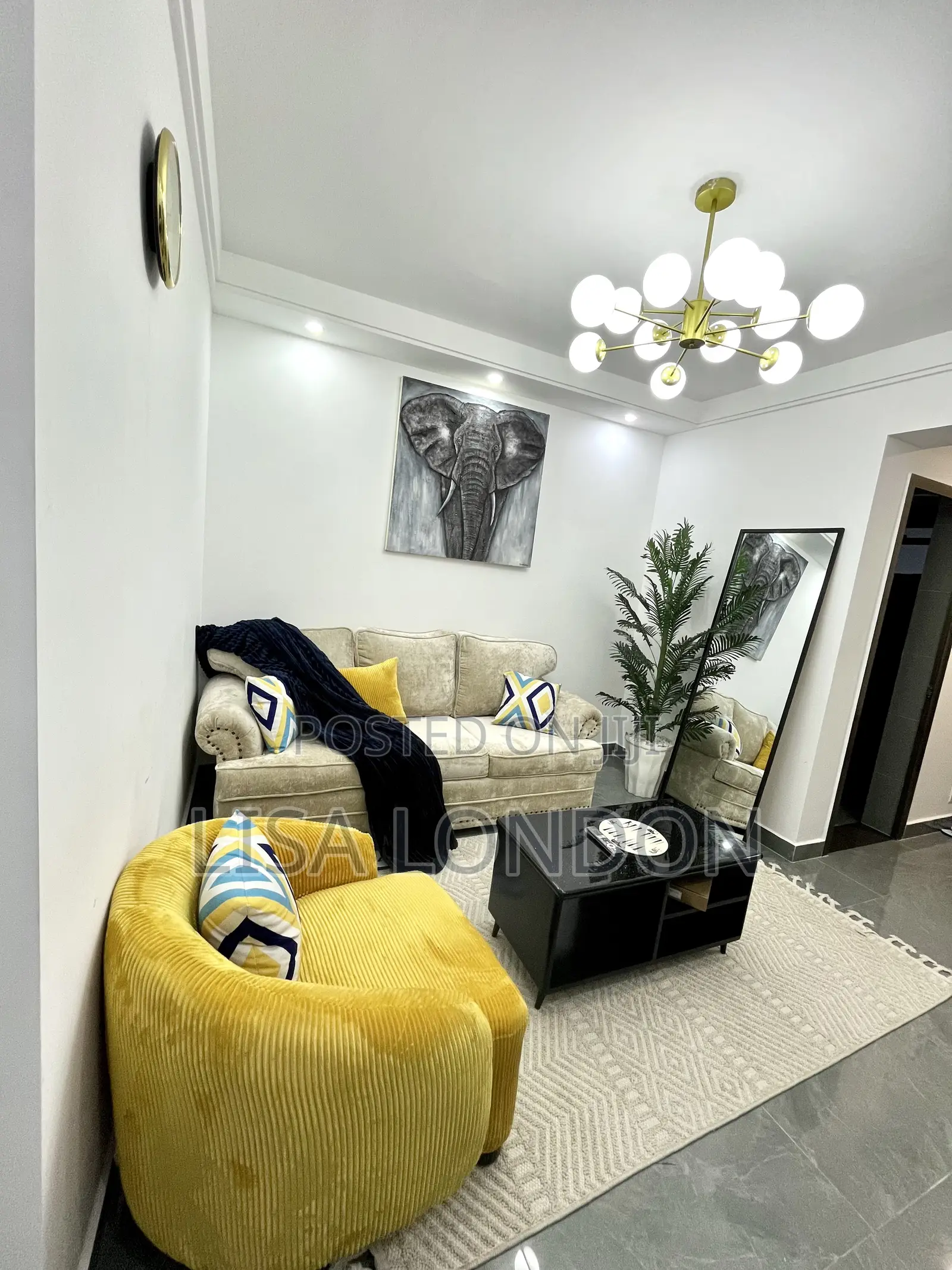 Furnished 1bdrm Apartment in Riverside Drive for rent