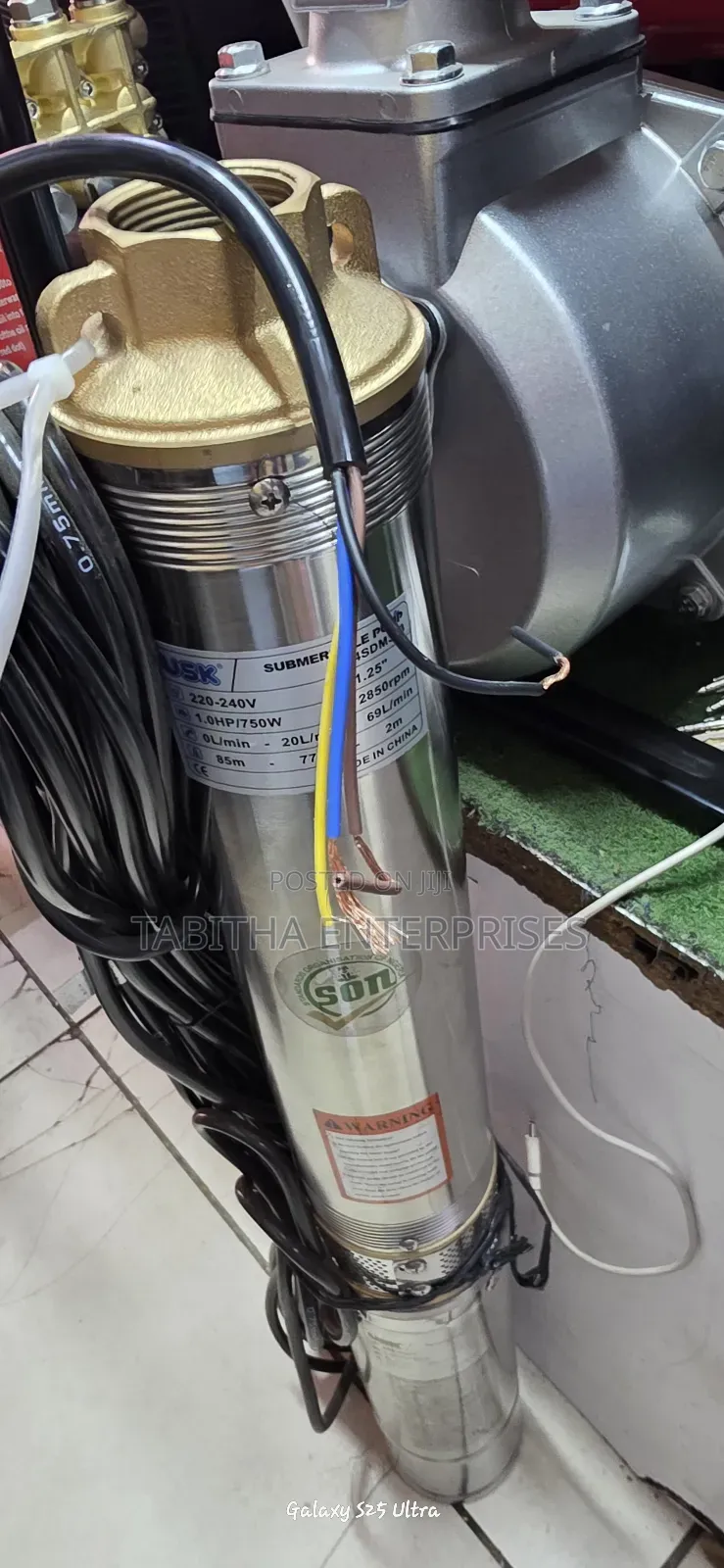 Submersible Water Pump 1hp