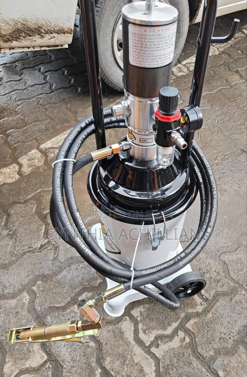 Pneumatic Grease Bucket 13kgs