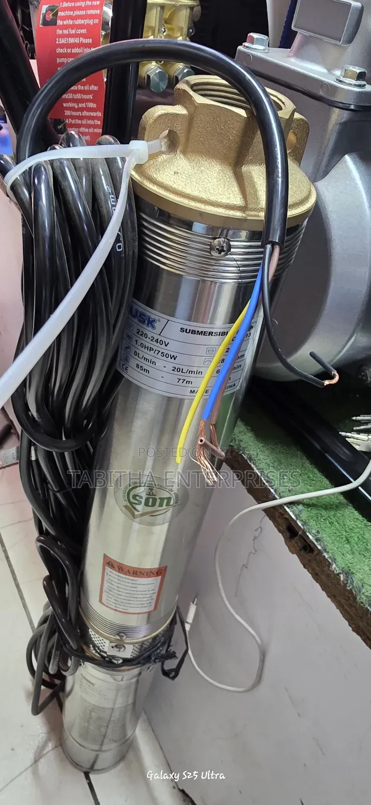 1hp Submersible Water Pump,