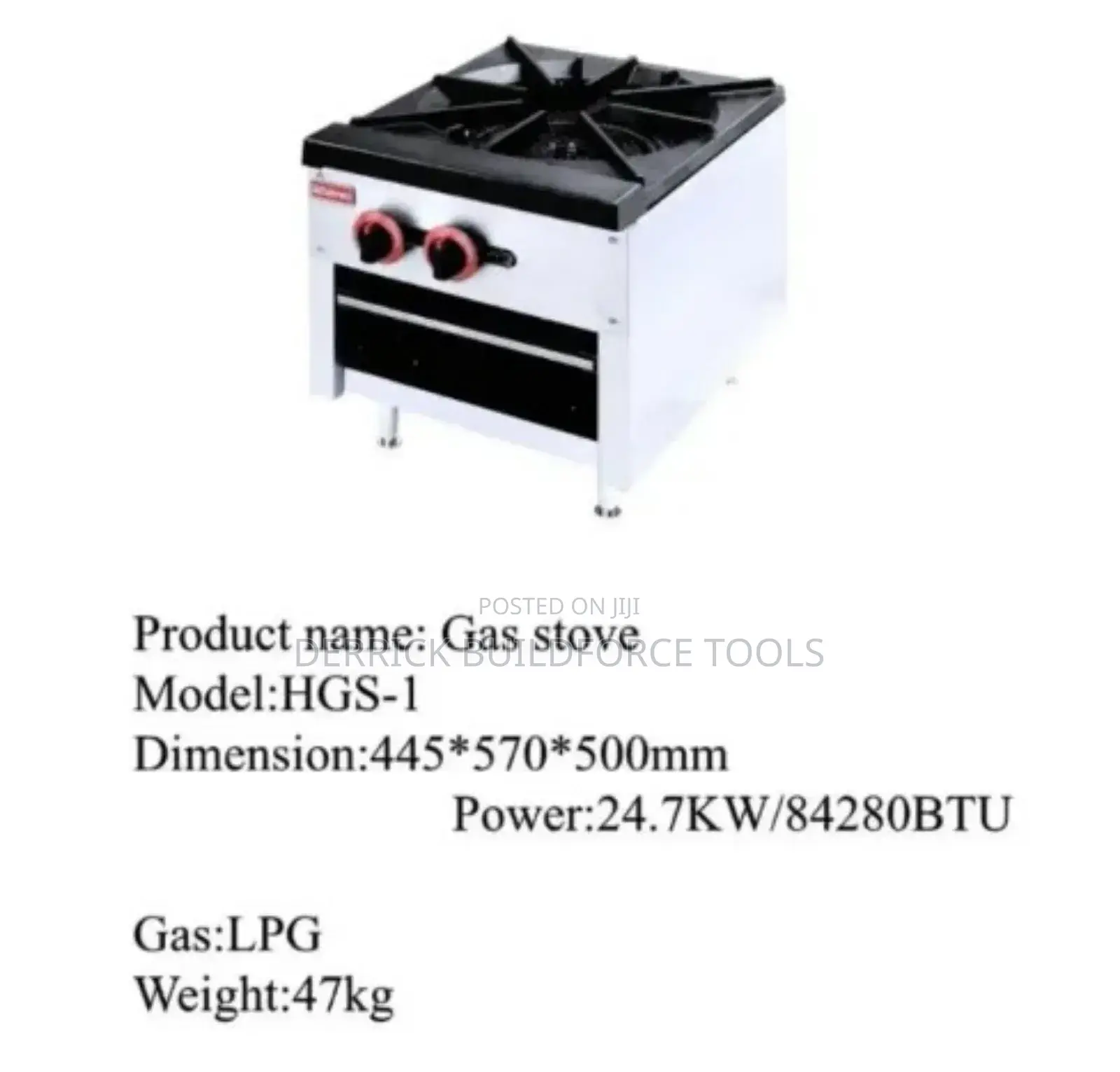 LPG 47kg Premier Gas Stove