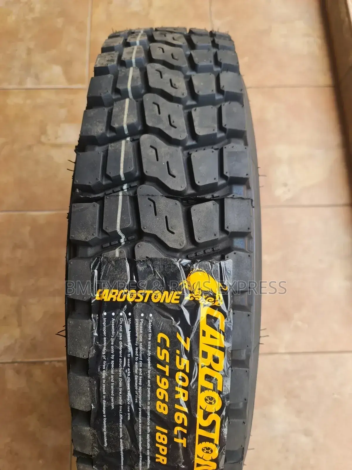 750 R16 Cargostone Tyres (Diff) Commercial.