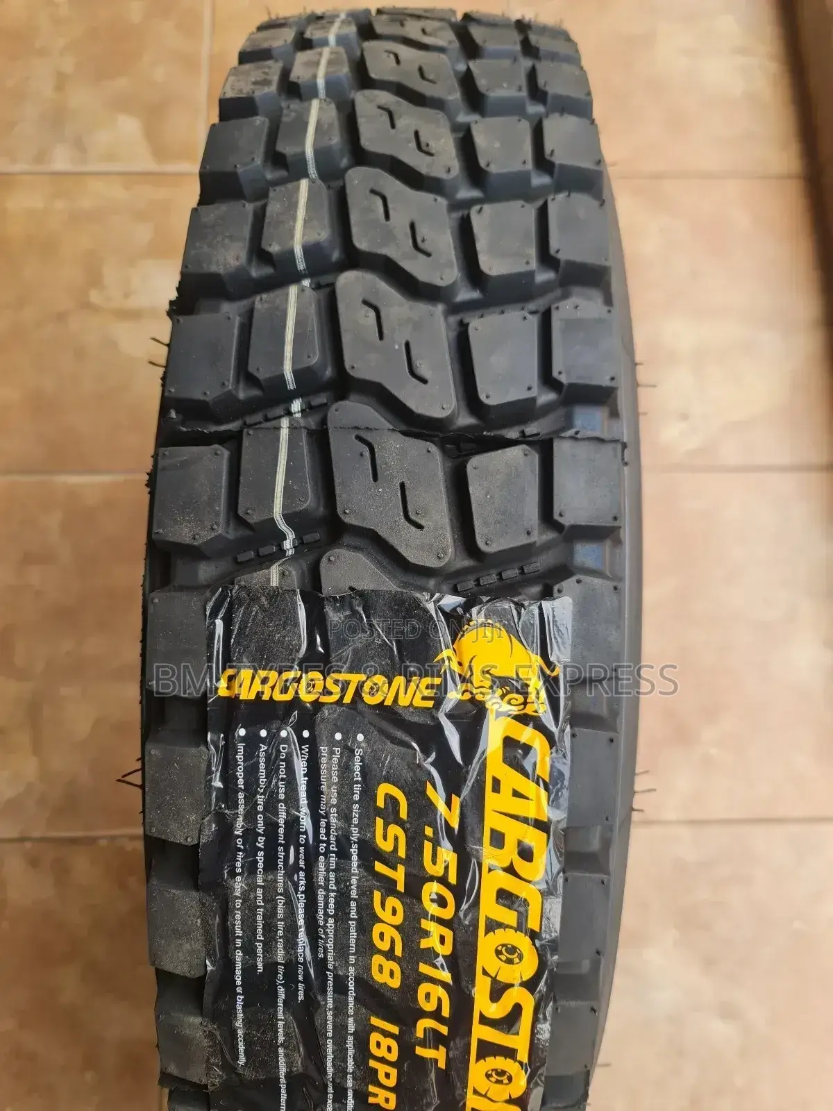 750 R16 Cargostone Tyres (Diff) Commercial.