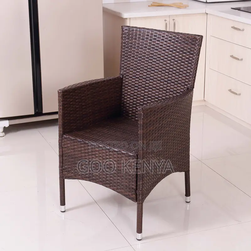 Outdoor Dining Set; 4-Piece Outdoor Rattan Dining Set With Glass Table