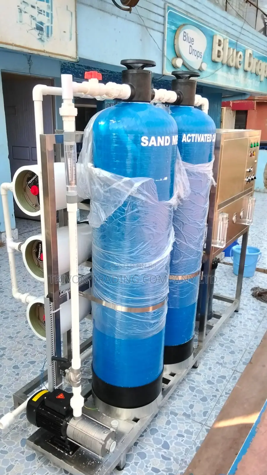 3000 LPH Reverse Osmosis Water Purification Machine
