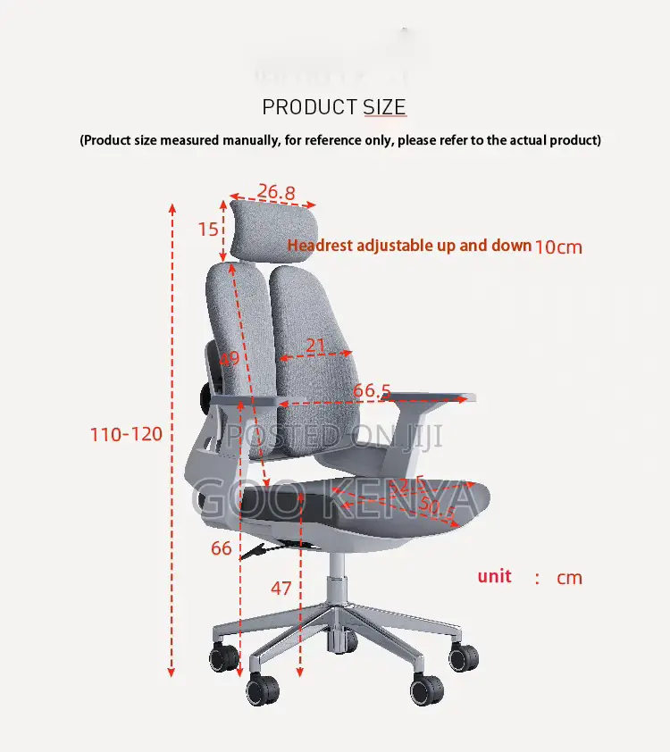 Office Chair; Adjustable Home Office Ergonomic Chair